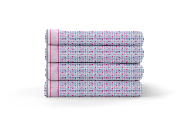 Pink Floor Mat Bottom Sheet