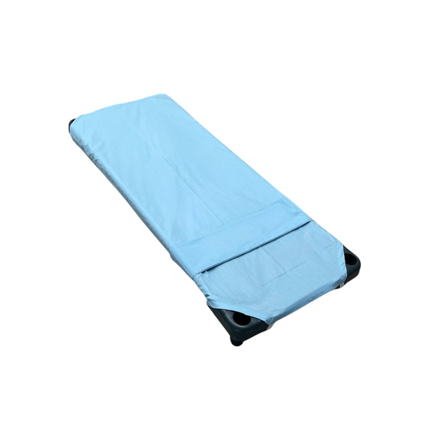 Bondi Blue Daycare Stacker Bottom Sheet 135cm