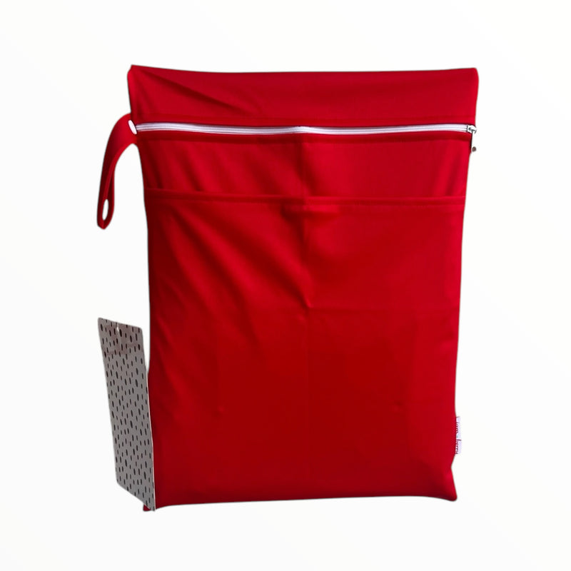 Wet zip bag red