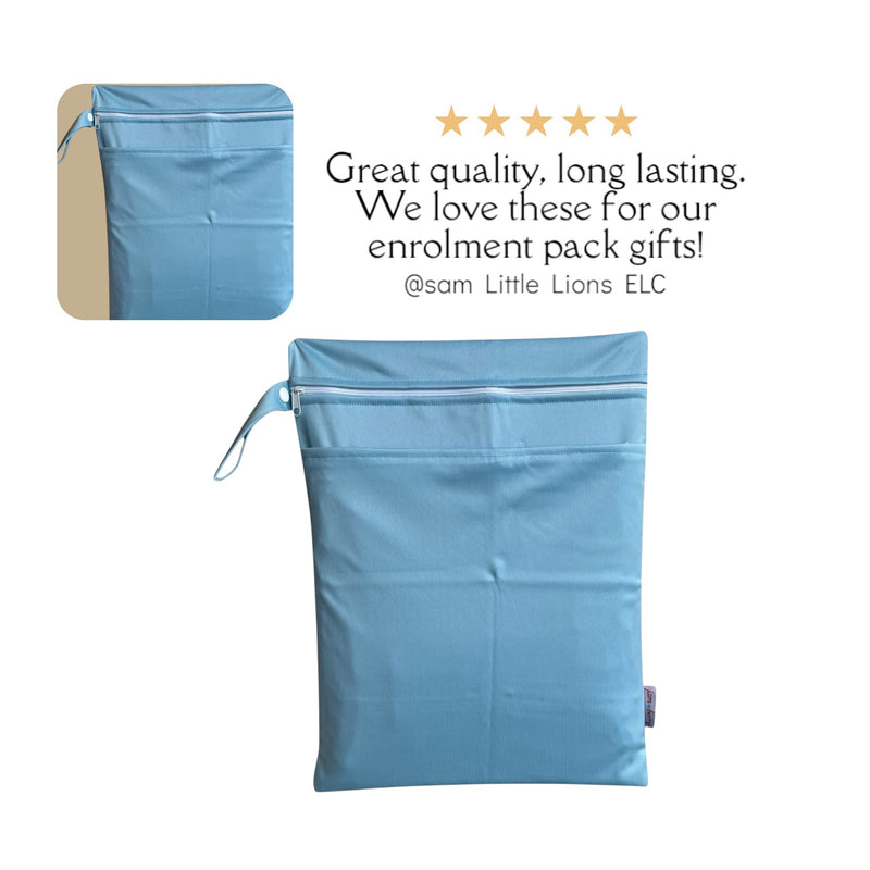 Wet zip bag sky blue