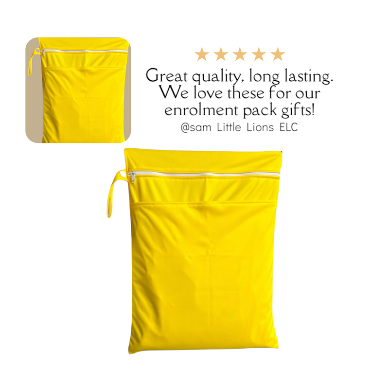 Wet Zip Bag Yellow